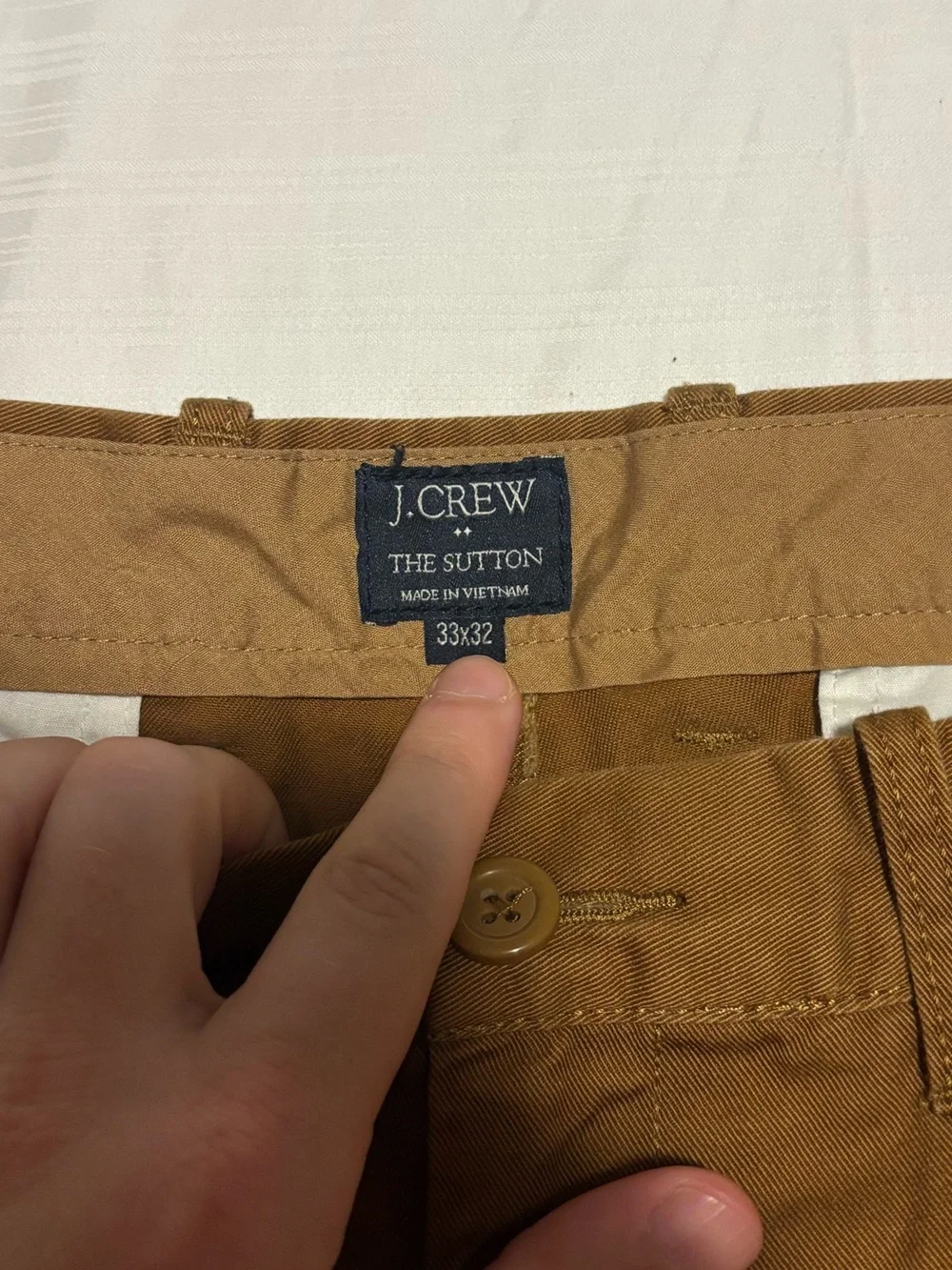 J. Crew The Sutton Chino Pants Size 33x31